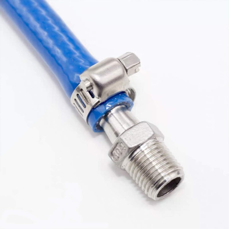 ZIPCCI Hose Clamp, 25 Pack Stainless Steel Worm Gear fuel line hose clamps, 16-25mm (5/8-1 inch) - Image 5
